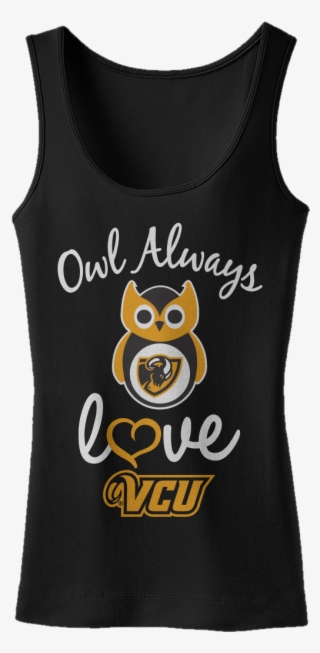 "owl Always Love Vcu" Via Fan Print - Active Tank