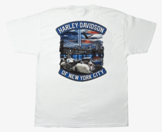 Nyc Exclusive White Patriot Short Sleeve Tee - Drums