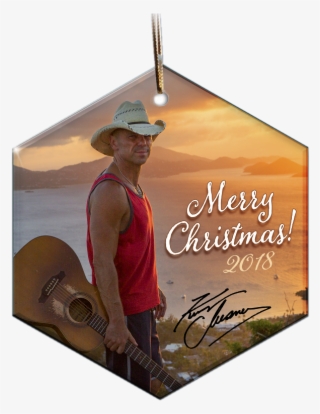 Kenny Chesney 2018 Photo Ornament - Calligraphy