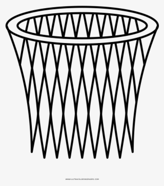 Basketball Basket Coloring Page - End Table