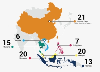 The Infographic Below Sets Out A Breakdown Of The Various - Asia Pacific