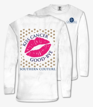 Southern Couture Kiss Cancer Good Bye Comfort Colors - Goodlettsville Custom T Shirts