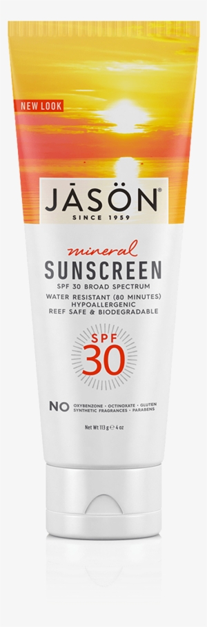 Jason Broad Spectrum Mineral Sunscreen, Spf 30, 4 Oz - Sunscreen