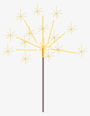 Free Printable Gluecksbringer Scrapbooking Graphic - Transparent Background Sparkler Png