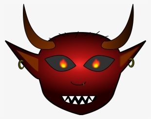 Demon Devil Hell Cartoon - Demon Head Tansparent Png
