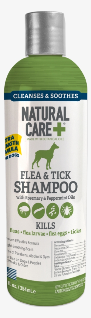 Natural Care Flea And Tick Shampoo For Dogs, 12 Oz - Natural Care Flea And Tick Spray 6 Ounce