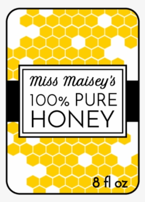 Honeycomb Honey Bottle Labels - Honeycomb Labels