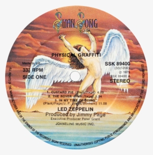 Swan Song - Led Zeppelin Vinyl Label