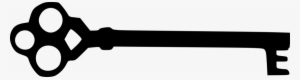 Free Png Skeleton Key Silhouettes Png Images Transparent - Skeleton Key Silohette