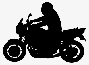 Biker Silhouette Png Clip Art Image - Biker Silhouette