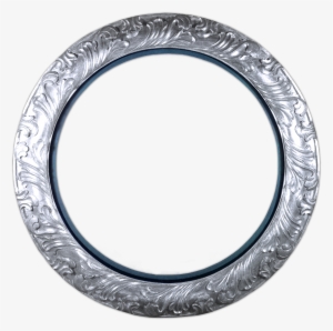 Silver Circle Matted - True Square Sticker 3" X 3"