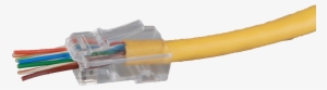 Special Cat5 Rj45 Connector With Wires Running Out, - Ethernet Cable