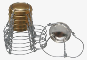 Pack Of 6 Champagne Cages / Wires - Champagne