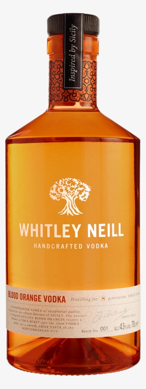 Whitley Neill Blood Orange Vodka 700ml - Whitley Neill Blood Orange Vodka