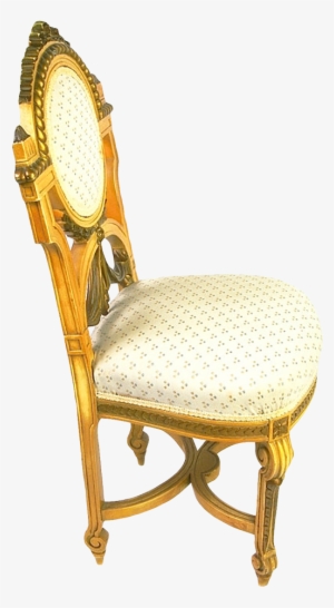 Wooden Chair Golden Png Image - Chair