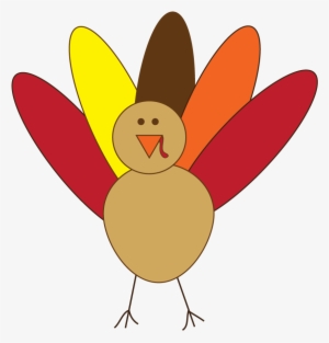 Thanksgiving Clipart Free Black And White For Kids - Turkey Clipart Easy