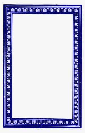 Solid Frame Blue By J4p4n I Guess This Looks A Little - Clip Art