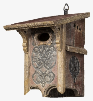 Bluebird Letterbox Bird Feeder Hand Crafted From Barnwood - Antique