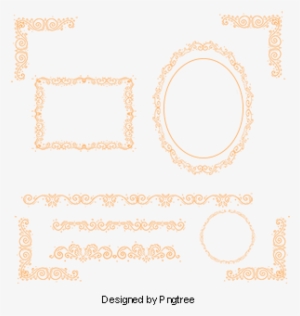 European Pattern Border, Euporean Pattern, European - Circle European Pattern Border, Euporean Pattern, European - Circle