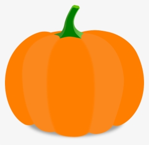 Small - Orange Pumpkin Clip Art