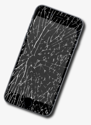 Cracked - Cracked Black Iphone 6