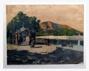 Cópia, A Guache, Do Óleo De Fausto Gonçalves Executada - Village