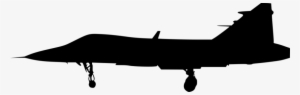 Free Png Figther Plane Side View Silhouette Png Images - Portable Network Graphics