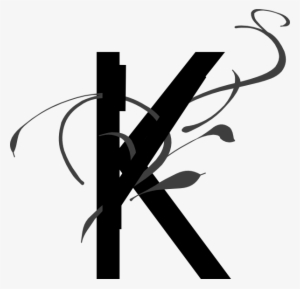 Clipart Fancy Underline - Png Letter K