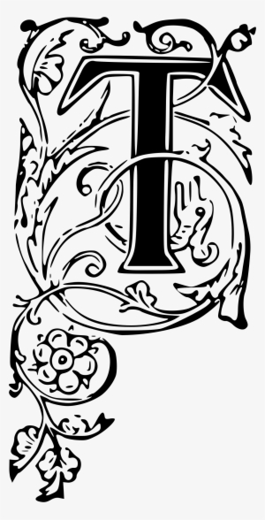 Letters In Fancy For Free Download On Mbtskoudsalg - Ornate Letter T