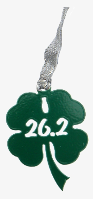 2 Marathon Shamrock Green Dangler Ornament - Marathon