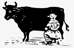 This Free Icons Png Design Of Milking A Cow