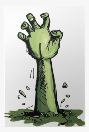 Cartoon Zombie Hand