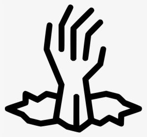 Creepy Dead Eveil Hand Zombie Comments - Icon