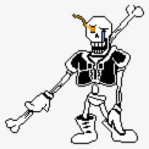 Disbelief Papyrus Phase 1 Sprite Colored Sprite - Disbelief Papyrus Phase 1