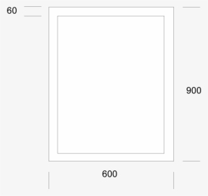 Adp Oasis 600 Overlay Frosted Mirror - Monochrome