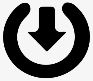 Download Arrow Circle Comments - Arrow Down Silhouette