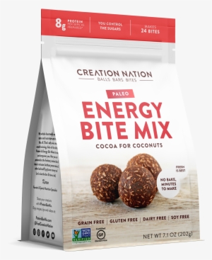 Creation Nation Paleo Energy Bite Mix, Vegan, Keto,