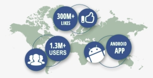 Hublaa Official Liker - World Map