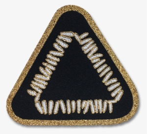 Triangle Logo Woven Patch - Rapping