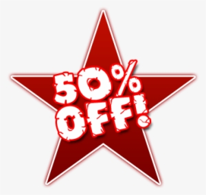 50off - 50 Percent Off Sign