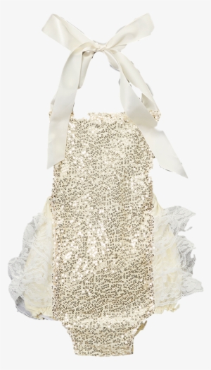 Gold Glitter Bubble Romper