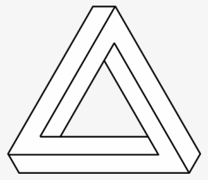Triangular Optical Illusion Visual Illusio - Optical Illusions With Triangles