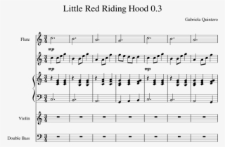 Little Red Riding Hood - Sheet Music