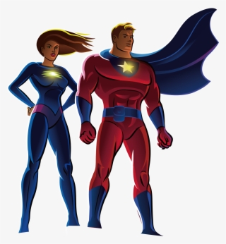 Superman And Women Vector