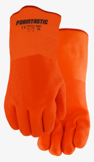 Foamtastic Foam Lining, Double Dipped Pvc, Hi Vis Orange, - Sock