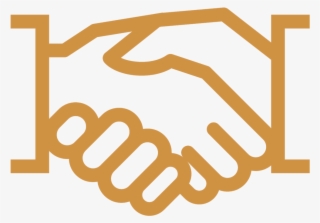 Handshake Centered - Collaboration Icon Green