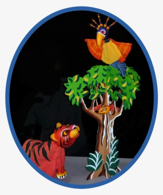 Tiger And Bird Picture - Illustration