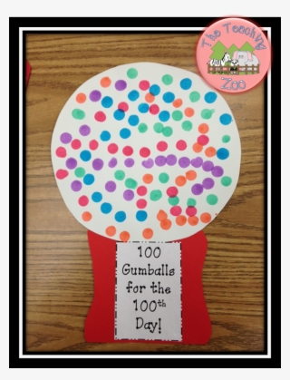 Printable 100 Gumball Machine 53360 - Circle