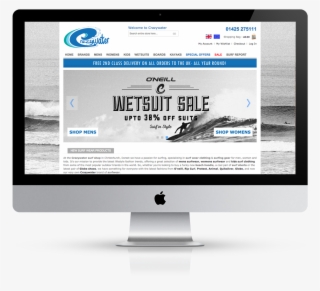 27 Aug Crazywater Mac Screen - Web Design