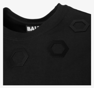 Black Hexagon Shirt Metal - Sportswear